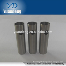 customized cnc turning machine stainless steel tube/pipe for flashlight with hole